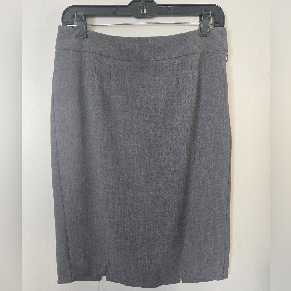 New York & Company Gray Pencil Skirt